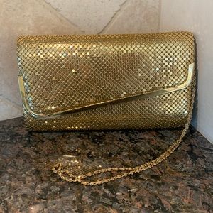 Vintage Studio 54 gold clutch